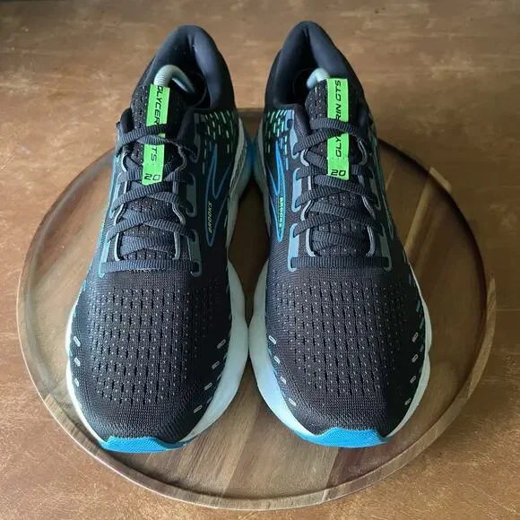 Brooks Glycerin GTS 20 Supportive Black Hawaiian Ocean Running Men's 11 Shoes - Picture 11 of 16